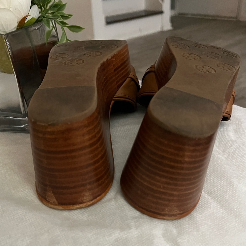 Tory Burch Leather Wedges - Picture 7 of 16